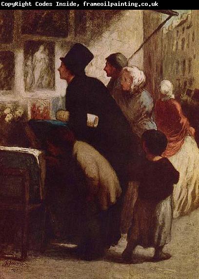 Honore Daumier Der Kupferstich-Handler